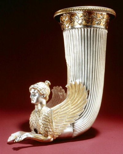 Rhyton (argento) da Thracian